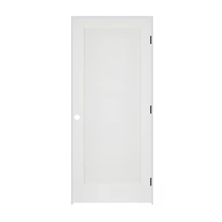 Codel Doors 24" x 80" x 1-3/8" Primed 1-Panel Interior Flat Panel Door with Ovolo Bead 7-1/4" LH Prehung Door 2068pri8020LH1D714